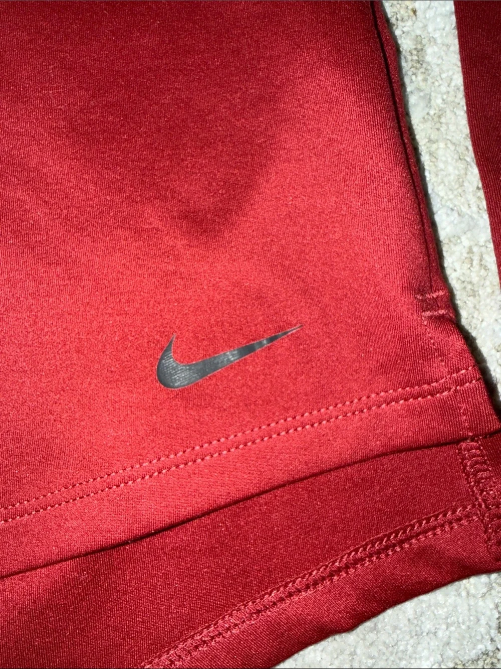 Women’s thermal Nike Deep Red Half-Zip Athletic Pullover